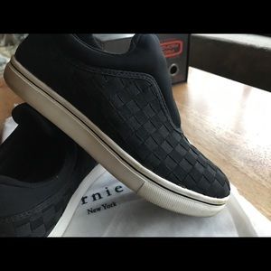 Bernie Mev “Joan” woven fabric slipon size 35